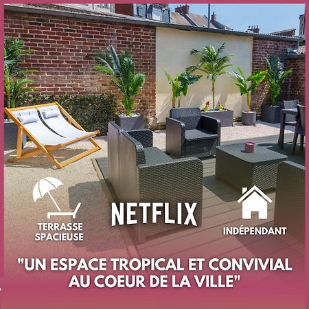 L'Escale Tropicale, Appartement Independant Avec Terrasse Privative 생캉탱 외부 사진