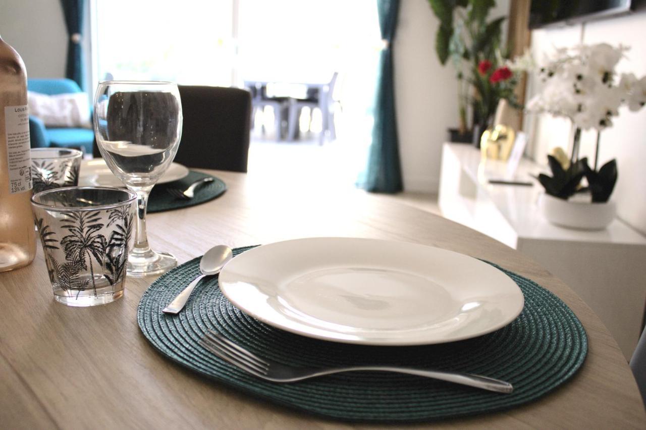 L'Escale Tropicale, Appartement Independant Avec Terrasse Privative 생캉탱 외부 사진