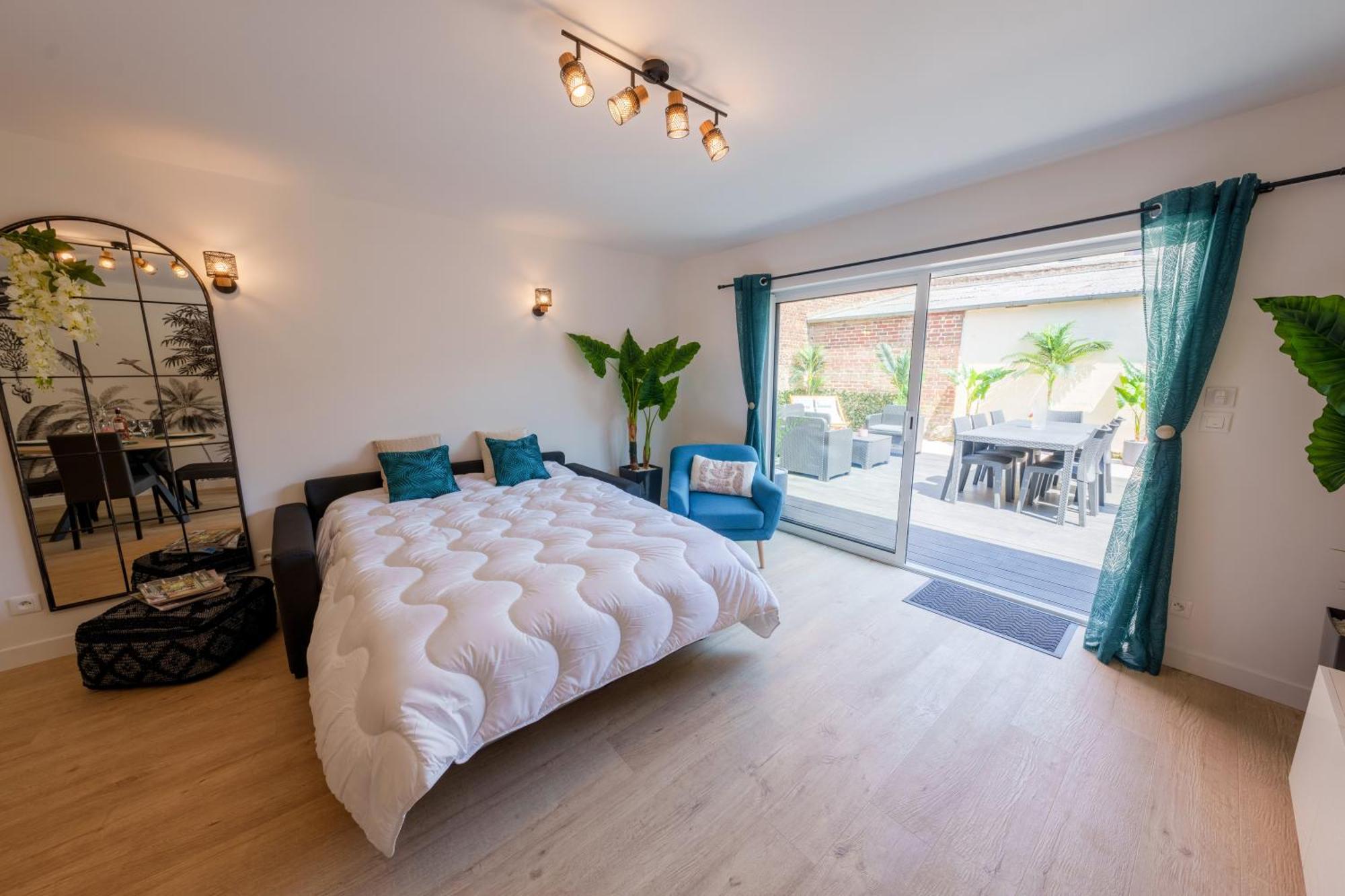 L'Escale Tropicale, Appartement Independant Avec Terrasse Privative 생캉탱 외부 사진