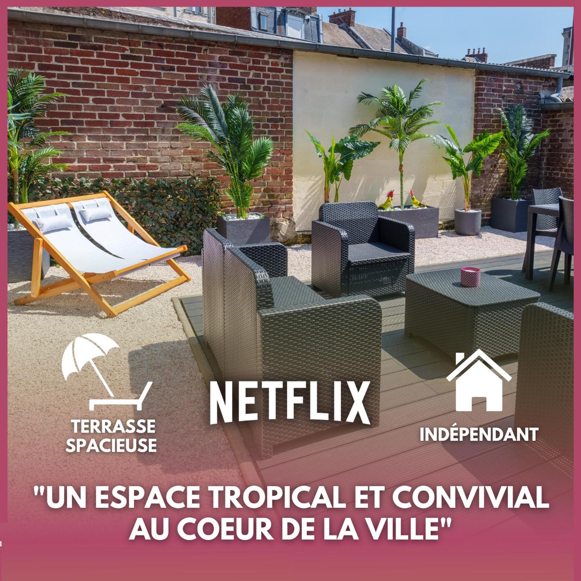 L'Escale Tropicale, Appartement Independant Avec Terrasse Privative 생캉탱 외부 사진